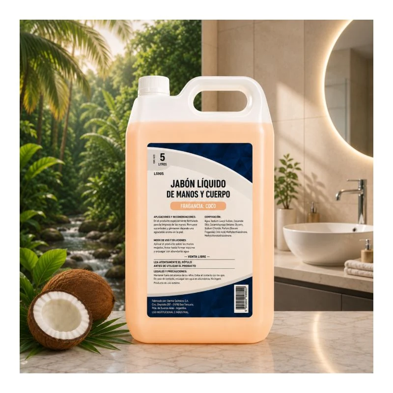 Jabón manos y cuerpo COCO 5 litros