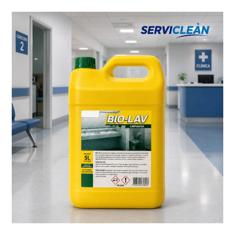 Lavandina Bio-Lav concentrada 55g cl/l 5 litros