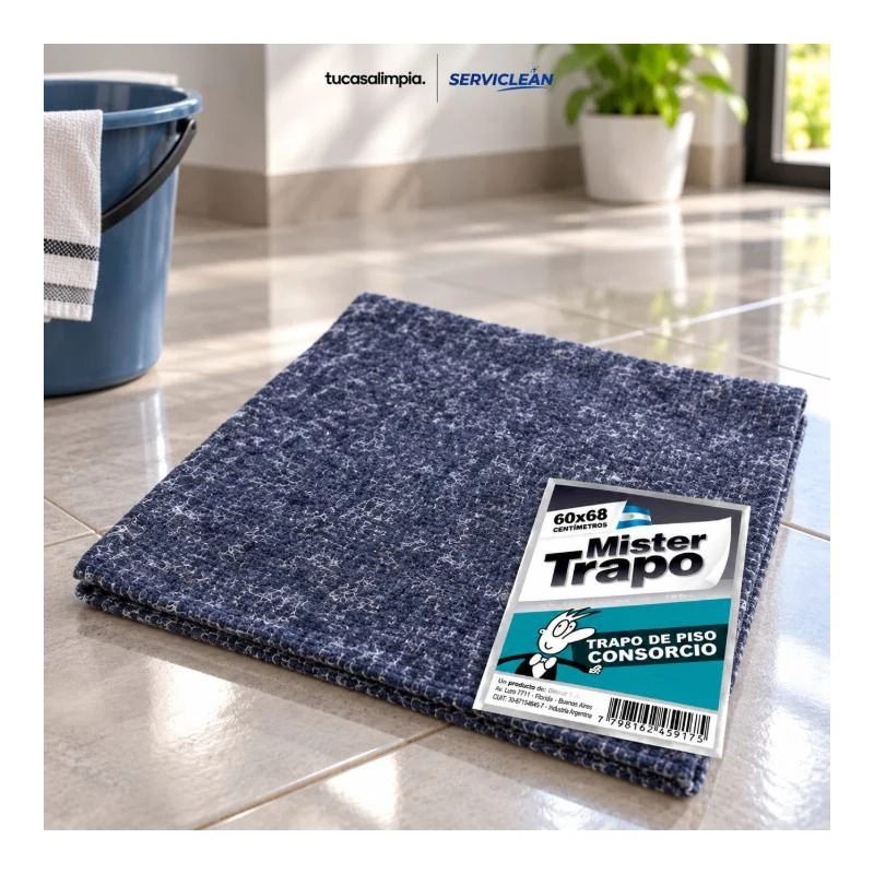 Trapo de piso GRIS NORMAL/CONSORCIO