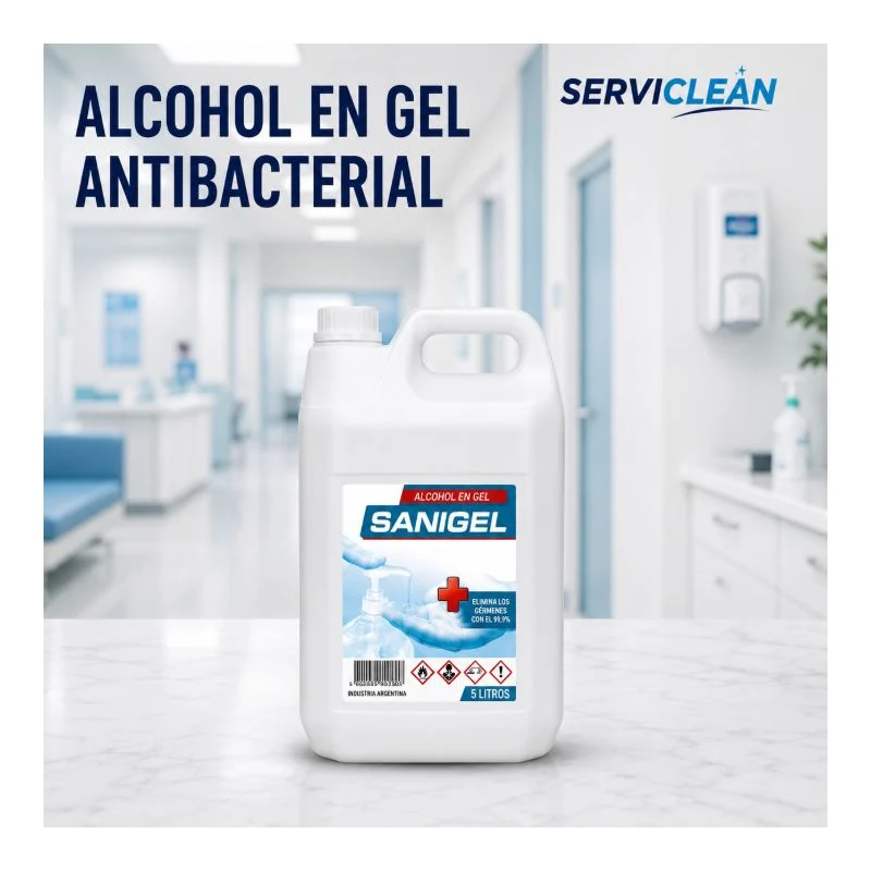Alcohol en Gel Sanigel 5 litros