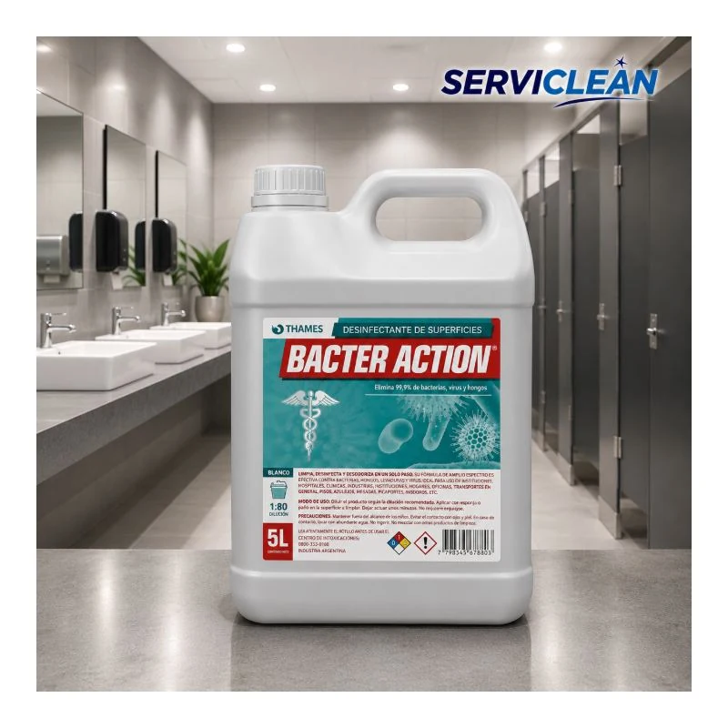 Desinfectante Bacter Action 5 litros
