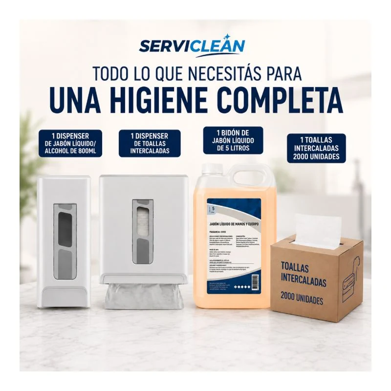 Combo Dispensers e Insumos